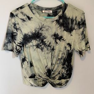 Wild Honey Cropped Tie Dye T-shirt